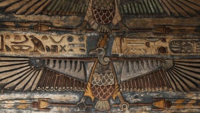Malereien in einem der berühmten Tempel des Alten Ägyptens. Quelle:Egyptian Ministry of Antiquities