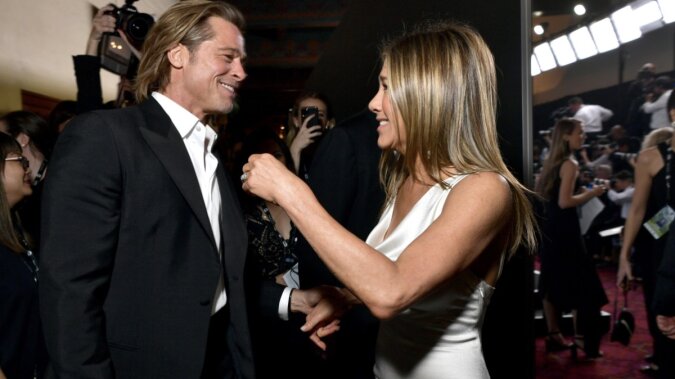 Brad Pitt und Jennifer Aniston, 2020. Quelle: Getty Images