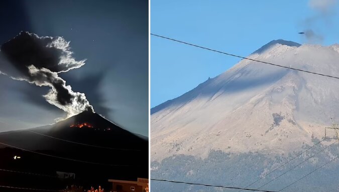 Vulkan Popocatépetl. Quelle: dailymail.co.uk