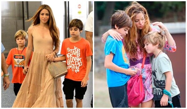 Shakira und ihre Kinder. Quelle: focus.сom