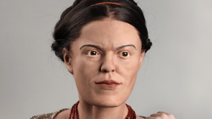 Das rekonstruierte Bild einer Frau aus Böhmen. Quelle: www. focus.сom