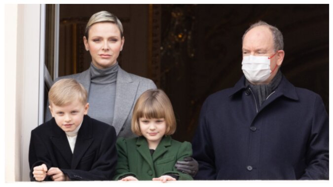 Fürstin Charlene von Monaco und ihre Familie. Quelle: Getty Images