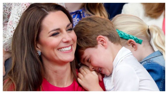 Kate Middleton und Prinz Louis. Quelle: Getty Images