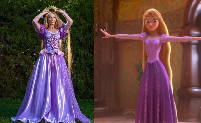 Eine "echte" Rapunzel. Quelle: dailymail.co.uk