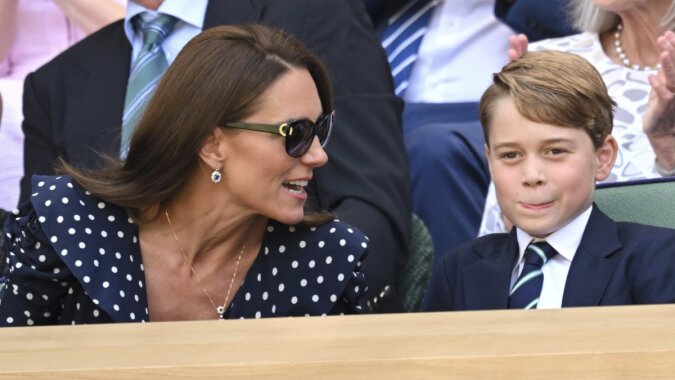 Kate Middleton und Prinz George beim Wimbledon-Turnier. Quelle: Getty Images