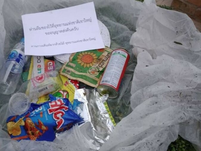 Müll mit Hauszustellung: Touristen, die in einem Nationalpark in Thailand ihren Müll verlassen, bekommen ihn zurück