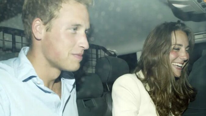 Kate Middleton und Prinz William in ihrer Studienzeit. Quelle: Screenshot  TikTok