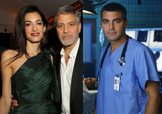 George Clooney und Amal. Quelle: dailymail.co.uk