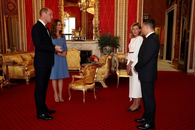 „Gipfeltreffen“: Der Herzog und die Herzogin von Cambridge trafen mit dem ukrainischen Präsidentenpaar