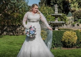 Die Braut Kayley Stead. Quelle: express.co.uk