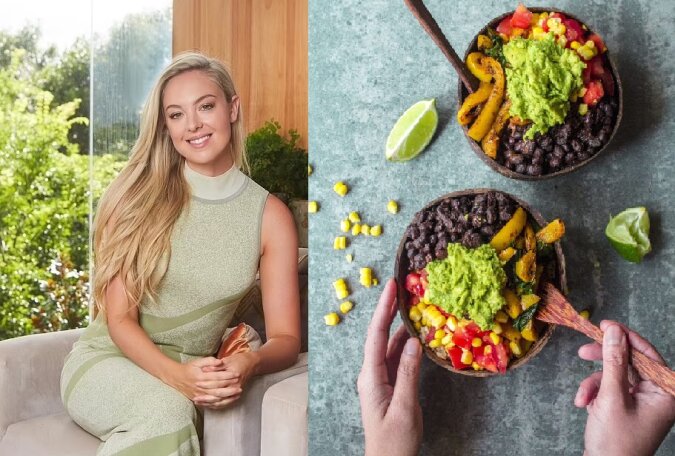 Rainbow Mexican Bowl mit Guacamole. Quelle: dailymail.co.uk