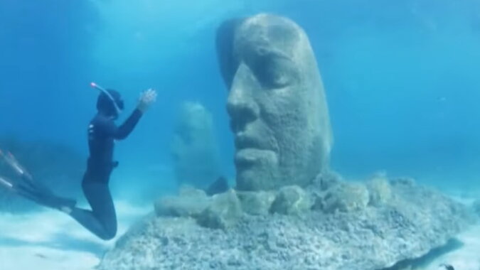 Das Unterwassermuseum. Quelle: Screenshot YouTube