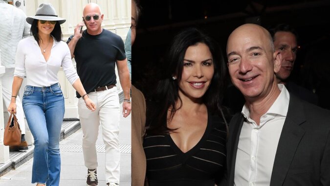 Jeff Bezos und Lauren Sanchez. Quelle: dailymail.co.uk