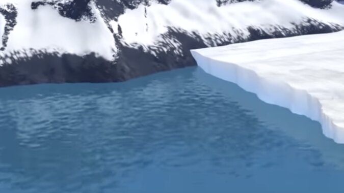 Meeresspiegelanstieg bei Grönland. Quelle: Screenshot YouTube