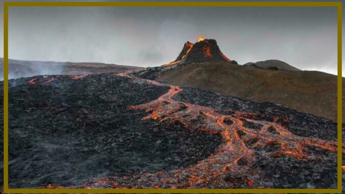 Das Vulkan Fagradalsfjall. Quelle: travelask