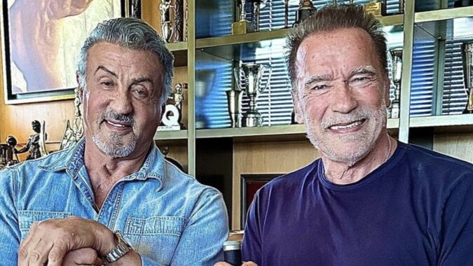 Sylvester Stallone und Arnold Schwarzenegger. Quelle: Arnold Schwarzenegger/Instagram