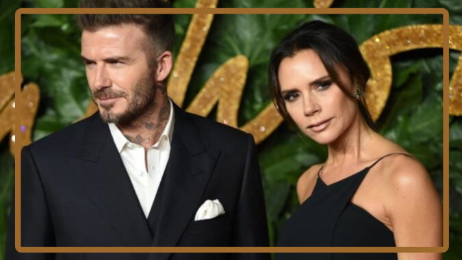 David Beckham mit der Ehefrau. Quelle: facebook
