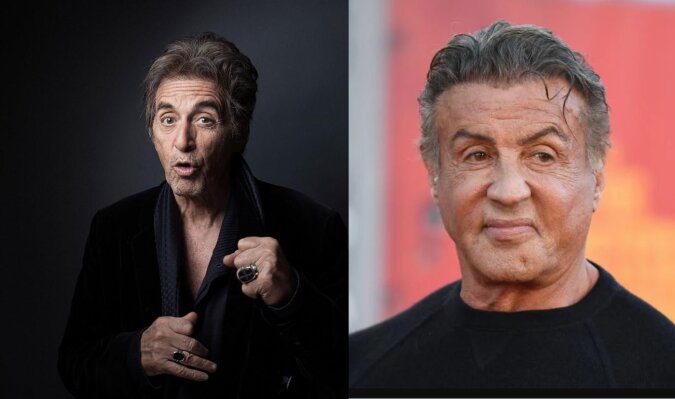 Al Pacino und Sylvester Stallone. Quelle: dailymail.co.uk