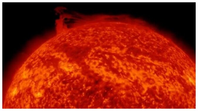 Ein Stück der Sonne hat sich abgespalten: Was wirklich mit unserem Stern passiert ist. Quelle:NASA
