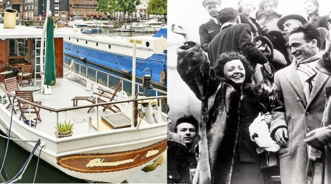 Die Yacht von Edith Piaf. Quelle: dailymail.co.uk