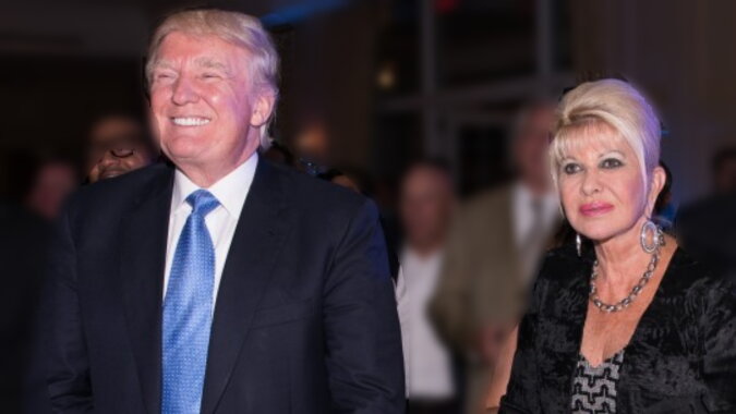Donald Trump und seine Ex-Frau Ivana Trump. Quelle: focus.com