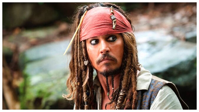 Johnny Depp als Jack Sparrow. Quelle: pinterest.сom