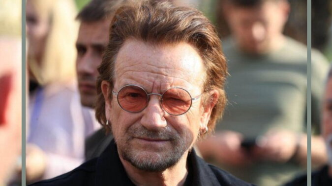 Bono in Kiew. Quelle: podrobnosti.com