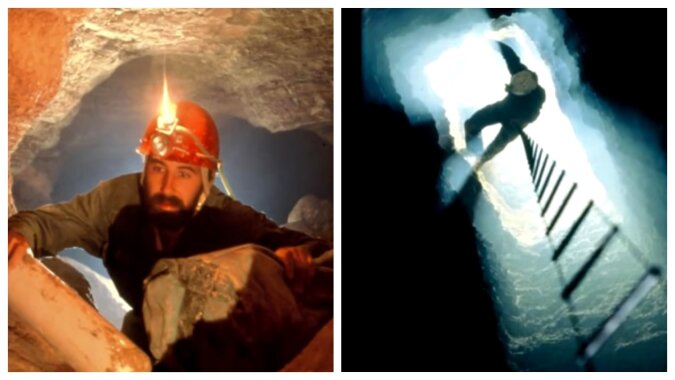 Forscher fanden eine Höhle mit einem geheimen Aufzug, der 300 Meter in die Tiefe fuhr, Details