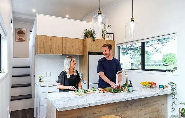 "Schönheit im Einfachen": Das Paar beschloss, sein Traumhaus selbst aus dem Wohnwagen zu bauen, und war mit dem Ergebnis zufrieden