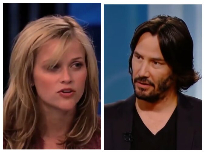 Reese Witherspoon und Keanu Reeves. Quelle: Screenshot YouTube