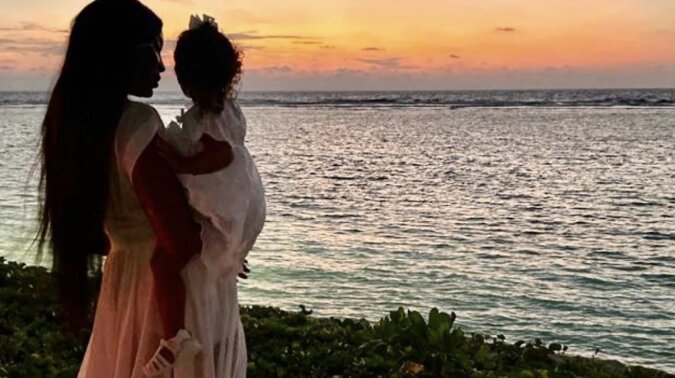 Naomi Campbell mit ihrer Tochter. Quelle: Instagram.сom
