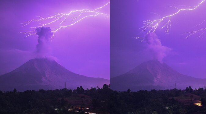 Berg Sinabung. Quelle: dailymail.co.uk
