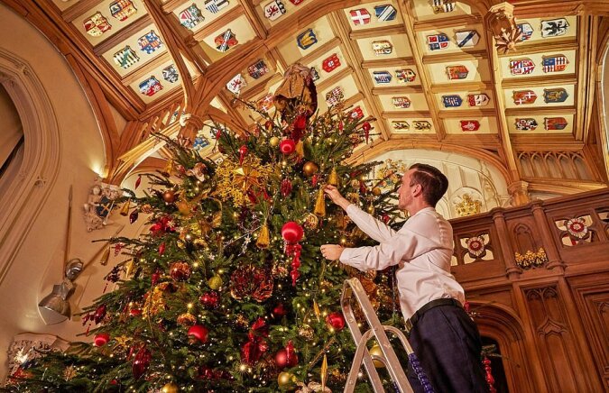 "Königliche Weihnachten": Die Residenz von Königin Elizabeth ist dekoriert und für die Winterferien bereit