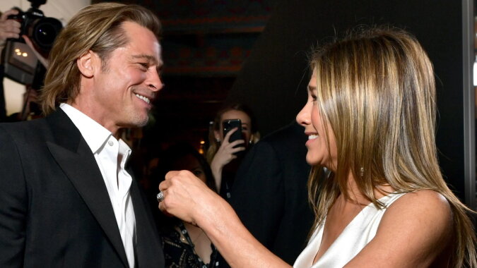 Brad Pitt und Jennifer Aniston. Quelle: pinterest