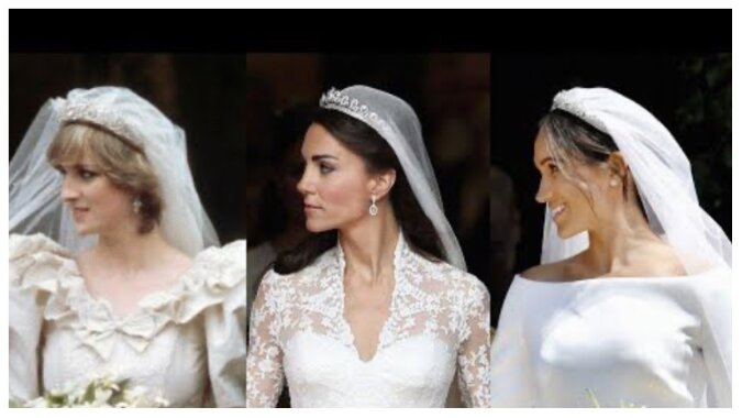 Prinzessinnen Diana, Kate Middleton und Meghan Markle. Quelle: focus.сom